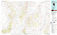 Fish Creek Mts Nevada Historical topographic map, 1:100000 scale, 30 X 60 Minute, Year 1982