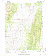 Fish Springs Nevada Historical topographic map, 1:62500 scale, 15 X 15 Minute, Year 1968