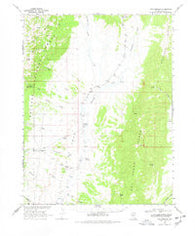 Fish Springs Nevada Historical topographic map, 1:62500 scale, 15 X 15 Minute, Year 1968