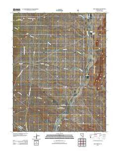 Fish Springs Nevada Historical topographic map, 1:24000 scale, 7.5 X 7.5 Minute, Year 2012