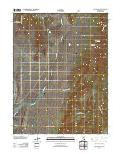 Fish Springs NE Nevada Historical topographic map, 1:24000 scale, 7.5 X 7.5 Minute, Year 2012