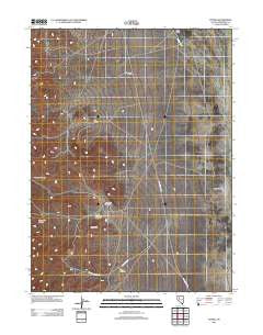 Fitting Nevada Historical topographic map, 1:24000 scale, 7.5 X 7.5 Minute, Year 2011
