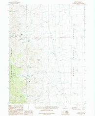 Fitting Nevada Historical topographic map, 1:24000 scale, 7.5 X 7.5 Minute, Year 1987