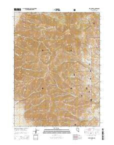Five Fingers Nevada Current topographic map, 1:24000 scale, 7.5 X 7.5 Minute, Year 2015