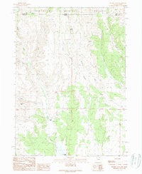 Fivemile Gulch Nevada Historical topographic map, 1:24000 scale, 7.5 X 7.5 Minute, Year 1989