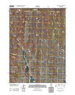 Fivemile Gulch Nevada Historical topographic map, 1:24000 scale, 7.5 X 7.5 Minute, Year 2012