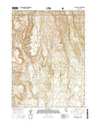 Fivemile Gulch Nevada Current topographic map, 1:24000 scale, 7.5 X 7.5 Minute, Year 2014
