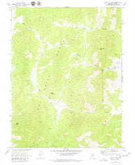 Flagstaff Mtn. Nevada Historical topographic map, 1:24000 scale, 7.5 X 7.5 Minute, Year 1968
