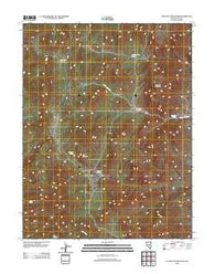 Flagstaff Mountain Nevada Historical topographic map, 1:24000 scale, 7.5 X 7.5 Minute, Year 2012