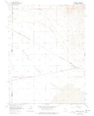Flanigan Nevada Historical topographic map, 1:24000 scale, 7.5 X 7.5 Minute, Year 1964