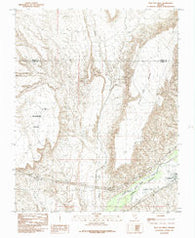 Flat Top Mesa Nevada Historical topographic map, 1:24000 scale, 7.5 X 7.5 Minute, Year 1985