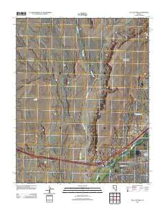 Flat Top Mesa Nevada Historical topographic map, 1:24000 scale, 7.5 X 7.5 Minute, Year 2012