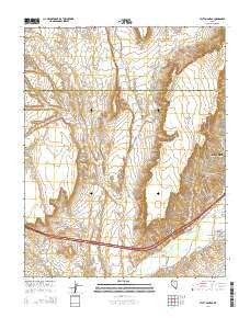 Flat Top Mesa Nevada Current topographic map, 1:24000 scale, 7.5 X 7.5 Minute, Year 2014