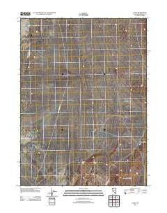 Floka Nevada Historical topographic map, 1:24000 scale, 7.5 X 7.5 Minute, Year 2011