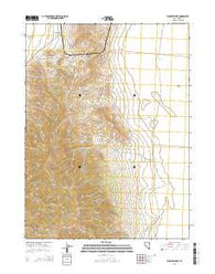 Flowery Lake Nevada Current topographic map, 1:24000 scale, 7.5 X 7.5 Minute, Year 2015