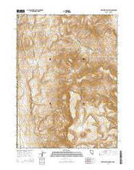 Fortynine Mountain Nevada Current topographic map, 1:24000 scale, 7.5 X 7.5 Minute, Year 2015