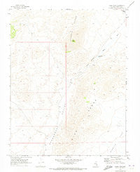 Fossil Peak Nevada Historical topographic map, 1:24000 scale, 7.5 X 7.5 Minute, Year 1970