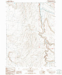 Fourmile Butte Nevada Historical topographic map, 1:24000 scale, 7.5 X 7.5 Minute, Year 1987