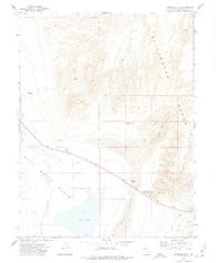 Fourmile Flat Nevada Historical topographic map, 1:24000 scale, 7.5 X 7.5 Minute, Year 1972