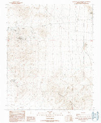 Fourth of July Mountain Nevada Historical topographic map, 1:24000 scale, 7.5 X 7.5 Minute, Year 1989