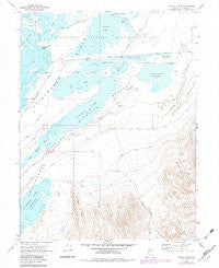 Foxtail Lake Nevada Historical topographic map, 1:24000 scale, 7.5 X 7.5 Minute, Year 1969