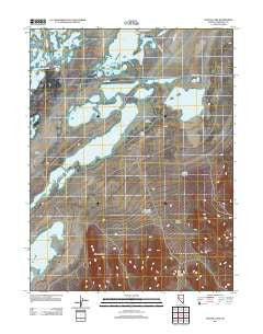 Foxtail Lake Nevada Historical topographic map, 1:24000 scale, 7.5 X 7.5 Minute, Year 2011