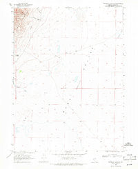Franklin Lake NE Nevada Historical topographic map, 1:24000 scale, 7.5 X 7.5 Minute, Year 1968