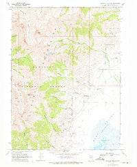 Franklin Lake NW Nevada Historical topographic map, 1:24000 scale, 7.5 X 7.5 Minute, Year 1969