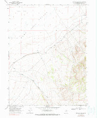 Franklin Lake SE Nevada Historical topographic map, 1:24000 scale, 7.5 X 7.5 Minute, Year 1968