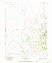 Franklin Lake SE Nevada Historical topographic map, 1:24000 scale, 7.5 X 7.5 Minute, Year 1968