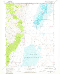 Franklin Lake SW Nevada Historical topographic map, 1:24000 scale, 7.5 X 7.5 Minute, Year 1968