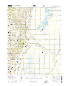 Franklin Lake SW Nevada Current topographic map, 1:24000 scale, 7.5 X 7.5 Minute, Year 2015