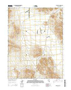 Fraser Flat Nevada Current topographic map, 1:24000 scale, 7.5 X 7.5 Minute, Year 2014