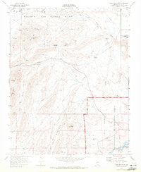 Frenchman Mtn. Nevada Historical topographic map, 1:24000 scale, 7.5 X 7.5 Minute, Year 1970
