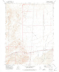 Frenchman Nevada Historical topographic map, 1:24000 scale, 7.5 X 7.5 Minute, Year 1972