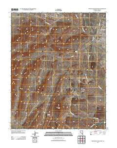 Frenchman Mountain Nevada Historical topographic map, 1:24000 scale, 7.5 X 7.5 Minute, Year 2012