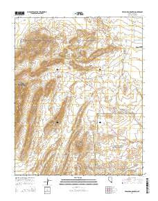 Frenchman Mountain Nevada Current topographic map, 1:24000 scale, 7.5 X 7.5 Minute, Year 2014