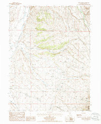 Frost Creek Nevada Historical topographic map, 1:24000 scale, 7.5 X 7.5 Minute, Year 1985