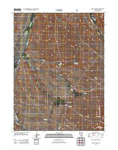 Frost Creek Nevada Historical topographic map, 1:24000 scale, 7.5 X 7.5 Minute, Year 2012