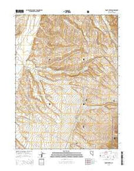 Frost Creek Nevada Current topographic map, 1:24000 scale, 7.5 X 7.5 Minute, Year 2015