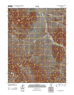 Gabbs Mountain Nevada Historical topographic map, 1:24000 scale, 7.5 X 7.5 Minute, Year 2011