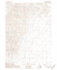 Galena Canyon Nevada Historical topographic map, 1:24000 scale, 7.5 X 7.5 Minute, Year 1984