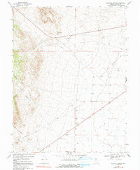 Gandolfo Canyon Nevada Historical topographic map, 1:24000 scale, 7.5 X 7.5 Minute, Year 1969
