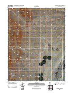 Gandolfo Canyon Nevada Historical topographic map, 1:24000 scale, 7.5 X 7.5 Minute, Year 2011