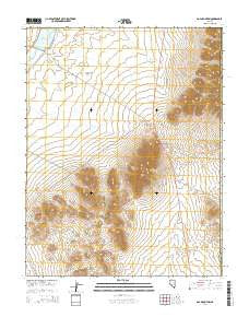 Gap Mountain Nevada Current topographic map, 1:24000 scale, 7.5 X 7.5 Minute, Year 2014