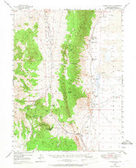 Garden Valley Nevada Historical topographic map, 1:62500 scale, 15 X 15 Minute, Year 1949