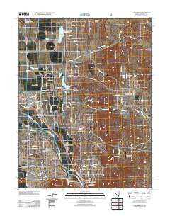 Gardnerville Nevada Historical topographic map, 1:24000 scale, 7.5 X 7.5 Minute, Year 2012