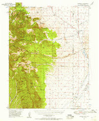 Garrison Utah Historical topographic map, 1:62500 scale, 15 X 15 Minute, Year 1949