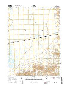 Gaskell Nevada Current topographic map, 1:24000 scale, 7.5 X 7.5 Minute, Year 2014