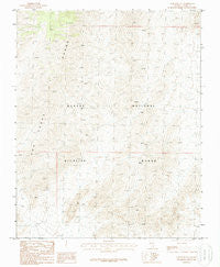 Gass Peak NE Nevada Historical topographic map, 1:24000 scale, 7.5 X 7.5 Minute, Year 1986
